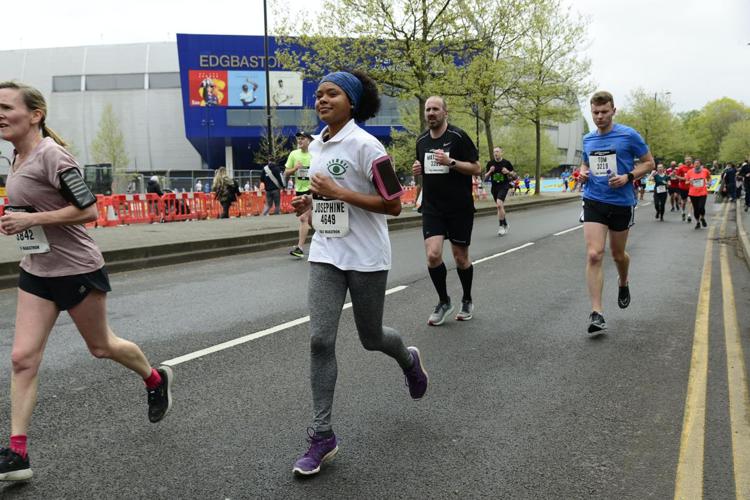 Josephine Bates running in charity race