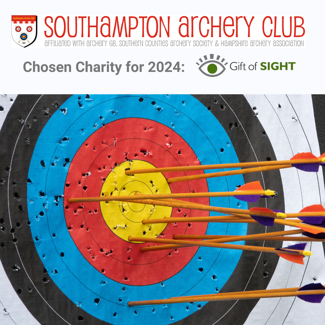 Picture of an archery target with arrows. 